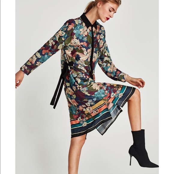 Zara Dresses & Skirts - Floral Tunic